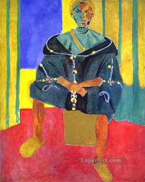 A Sitting Rifain Fauvism Oil Paintings